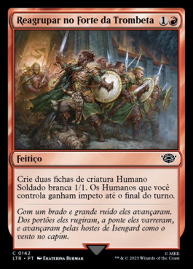 Reagrupar no Forte da Trombeta / Rally at the Hornburg - Magic: The Gathering - MoxLand