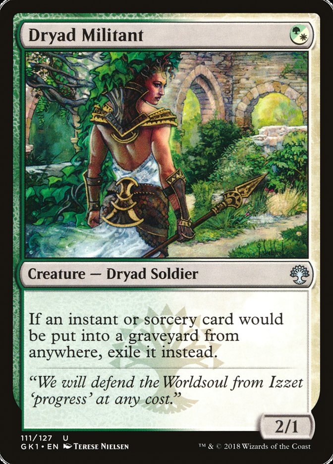 Militante Dríade / Dryad Militant - Magic: The Gathering - MoxLand