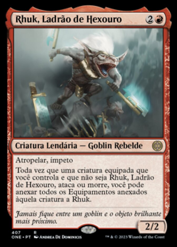 Rhuk, Ladrão de Hexouro / Rhuk, Hexgold Nabber - Magic: The Gathering - MoxLand