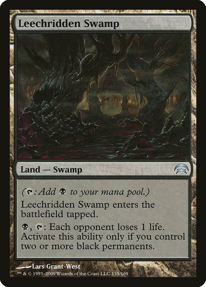 Pântano das Sanguessugas / Leechridden Swamp - Magic: The Gathering - MoxLand