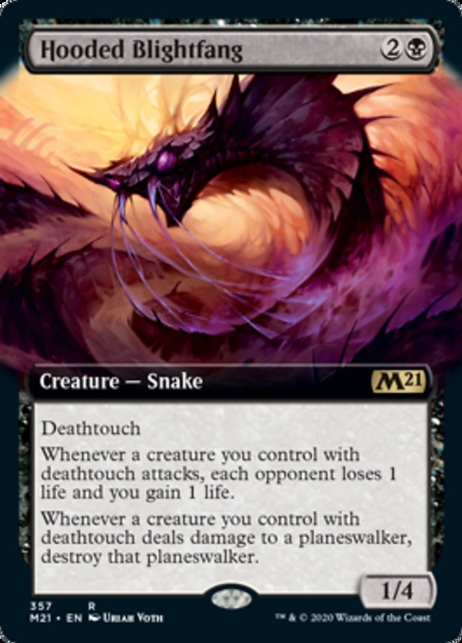 Presa-de-praga de Capelo / Hooded Blightfang - Magic: The Gathering - MoxLand