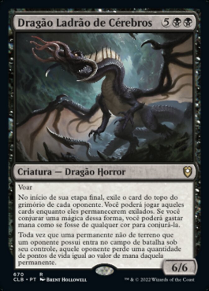 Dragão Ladrão de Cérebros / Brainstealer Dragon - Magic: The Gathering - MoxLand