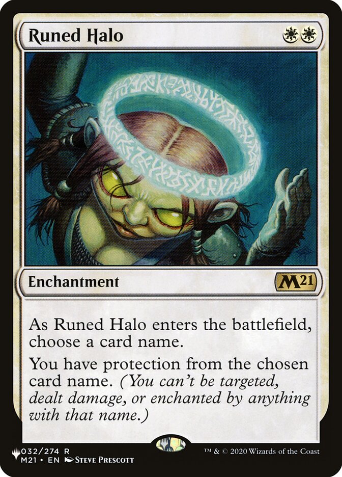 Auréola Rúnica / Runed Halo - Magic: The Gathering - MoxLand