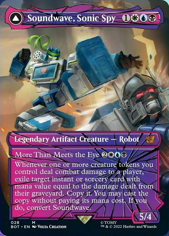 Soundwave, Espião Sônico / Soundwave, Sonic Spy - Magic: The Gathering - MoxLand