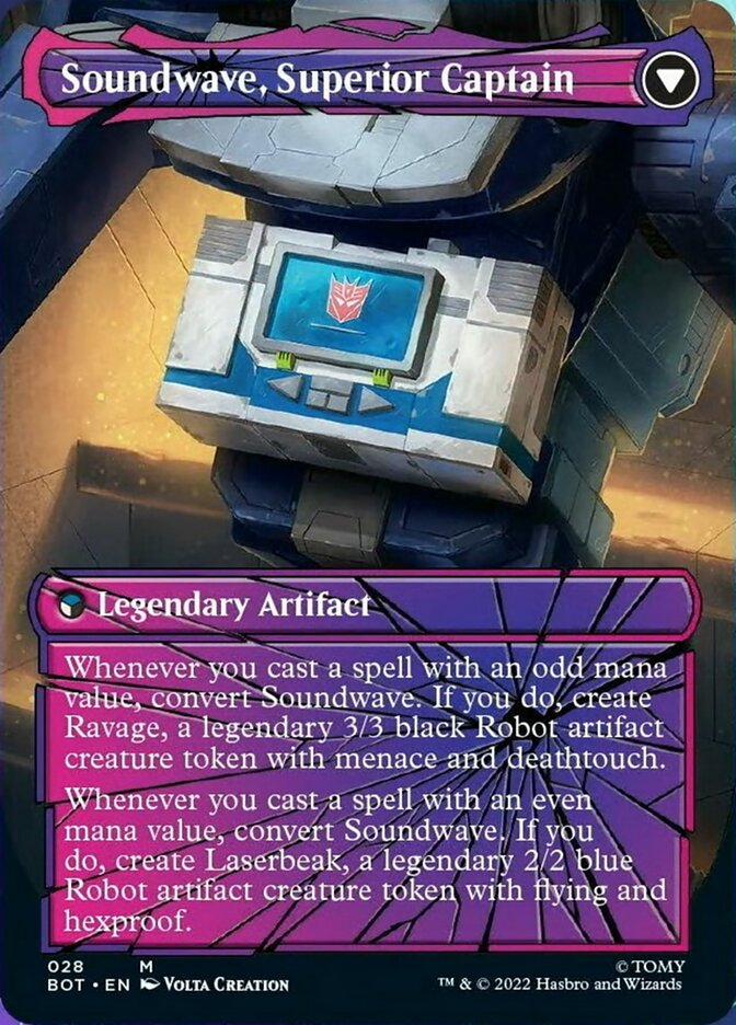 Soundwave, Espião Sônico / Soundwave, Sonic Spy - Magic: The Gathering - MoxLand