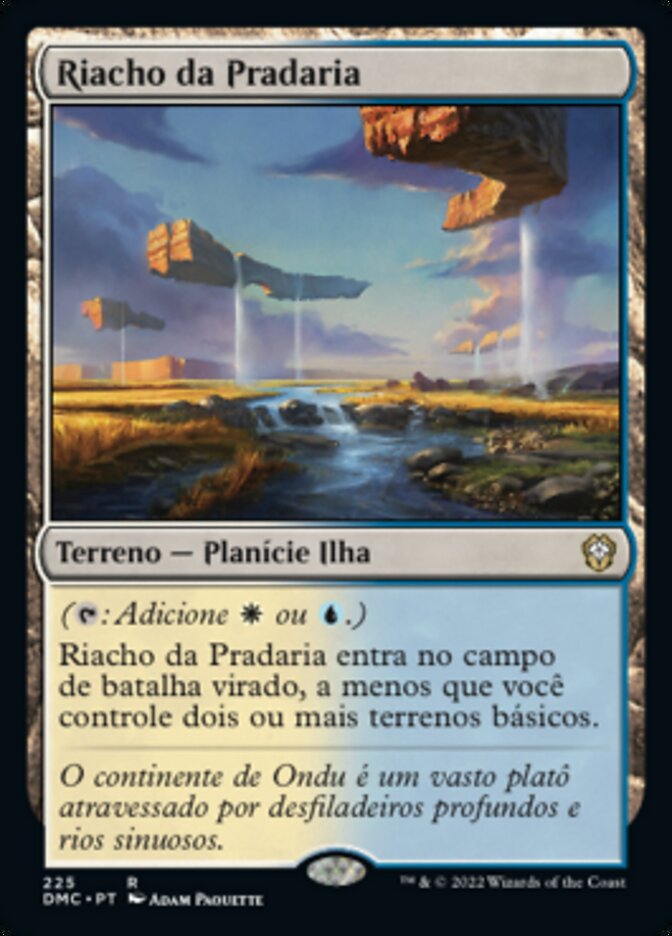 Riacho da Pradaria / Prairie Stream - Magic: The Gathering - MoxLand