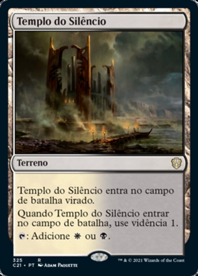 Templo do Silêncio / Temple of Silence - Magic: The Gathering - MoxLand