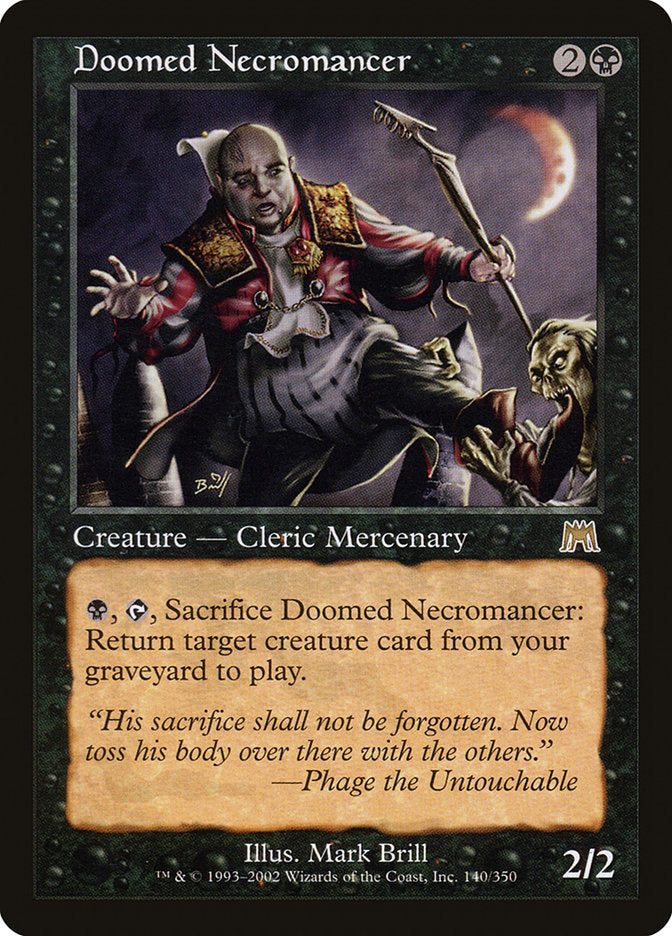 Necromante Condenado / Doomed Necromancer - Magic: The Gathering - MoxLand