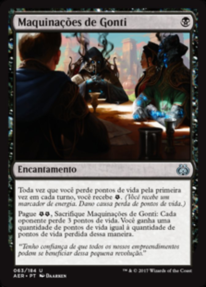 Maquinações de Gonti / Gonti's Machinations - Magic: The Gathering - MoxLand