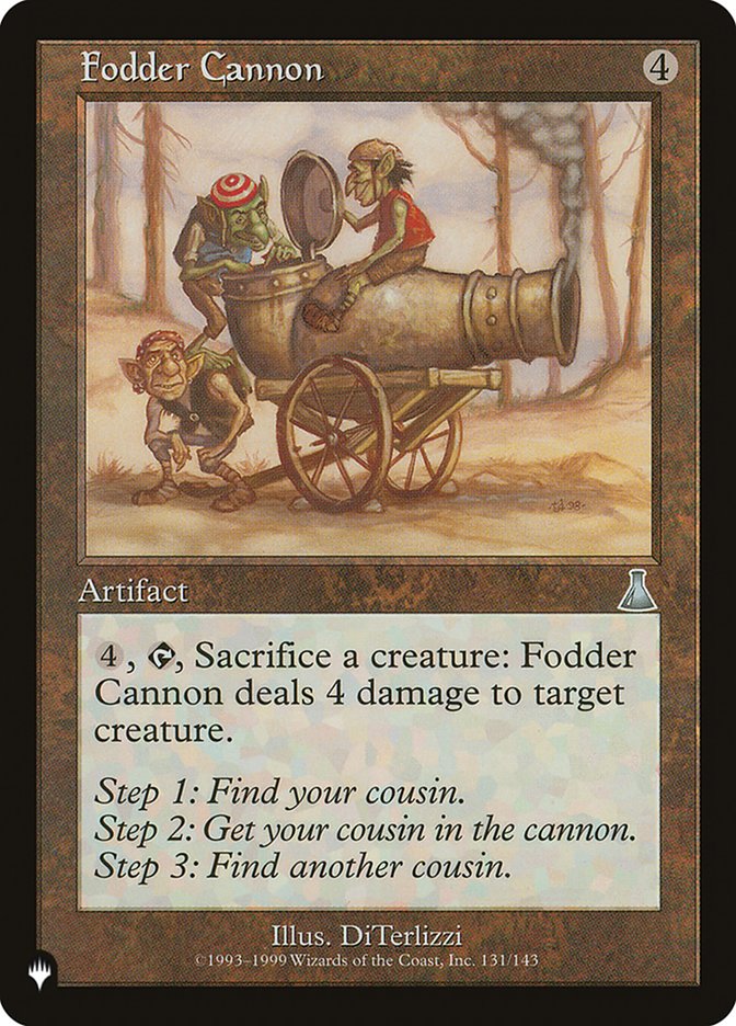 Canhão para Carne / Fodder Cannon - Magic: The Gathering - MoxLand