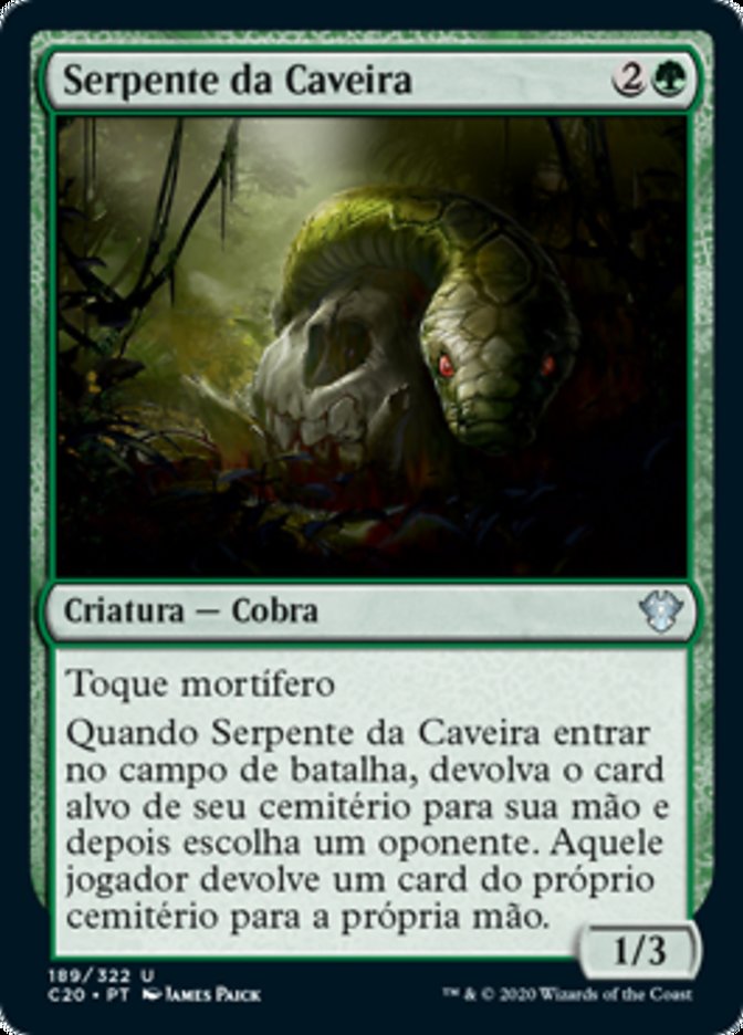 Serpente da Caveira / Skullwinder - Magic: The Gathering - MoxLand