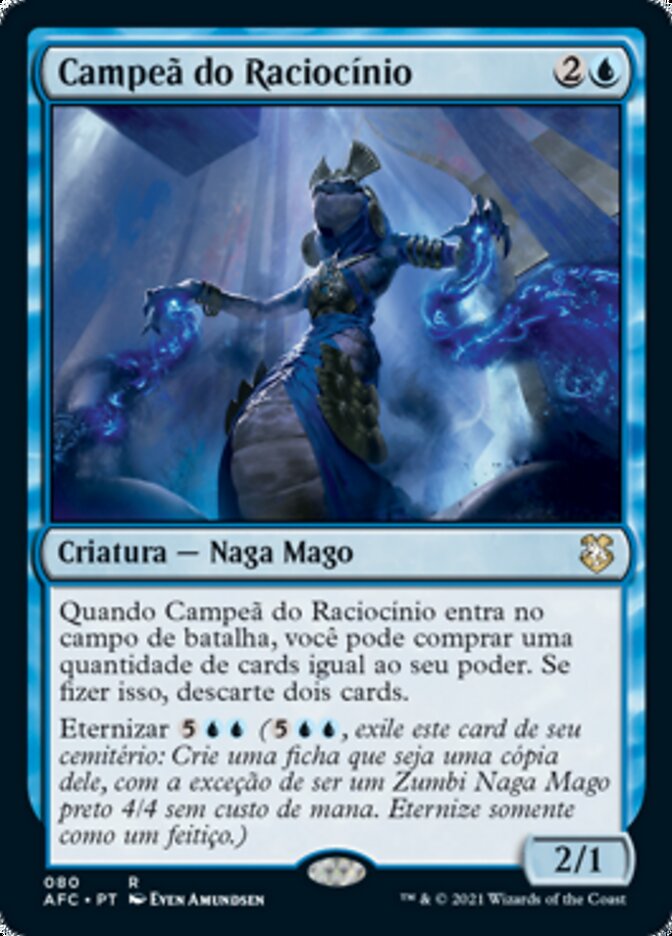 Campeã do Raciocínio / Champion of Wits - Magic: The Gathering - MoxLand