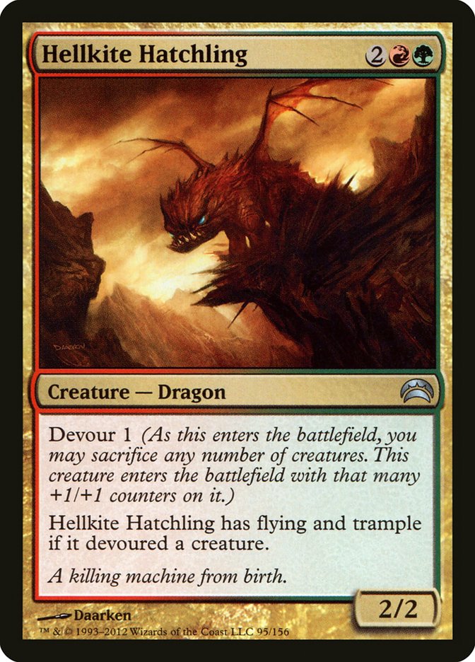 Cria de Dragão Avérneo / Hellkite Hatchling - Magic: The Gathering - MoxLand