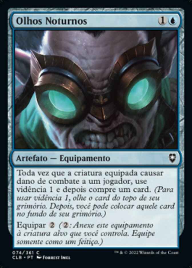 Olhos Noturnos / Goggles of Night - Magic: The Gathering - MoxLand