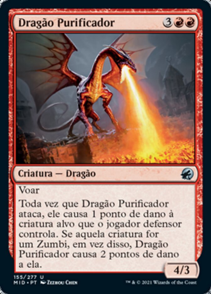 Dragão Purificador / Purifying Dragon - Magic: The Gathering - MoxLand