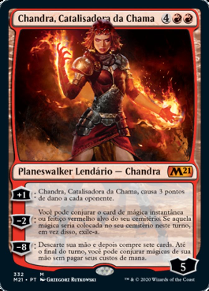 Chandra, Catalisadora da Chama / Chandra, Flame's Catalyst - Magic: The Gathering - MoxLand