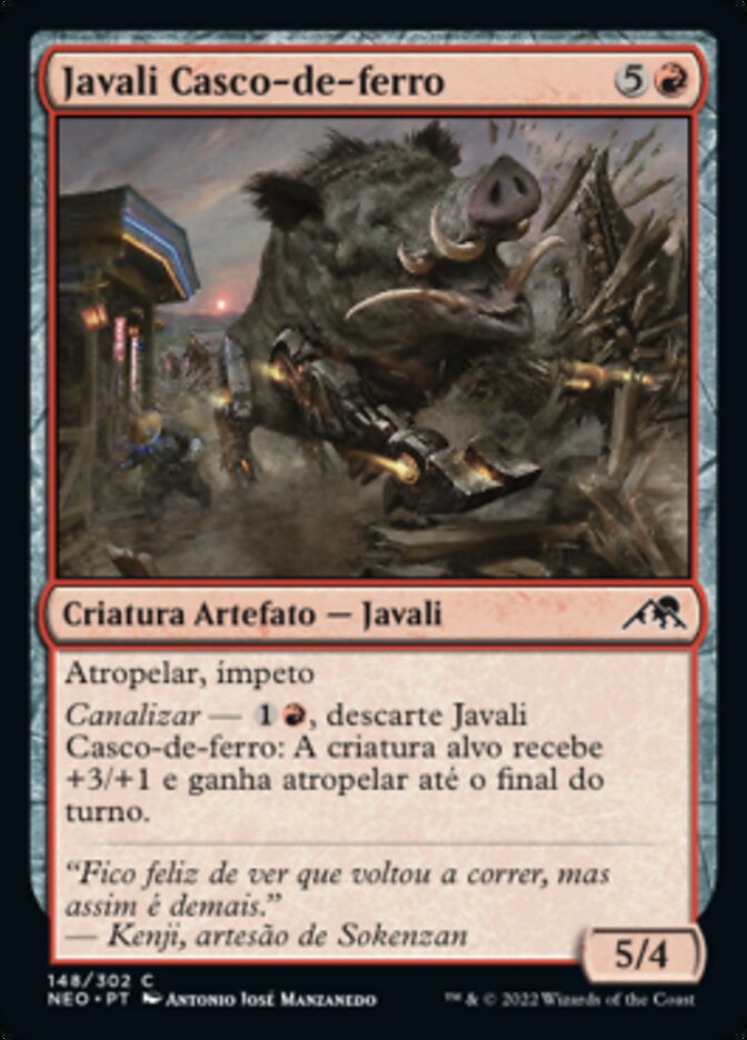 Javali Casco-de-ferro / Ironhoof Boar - Magic: The Gathering - MoxLand