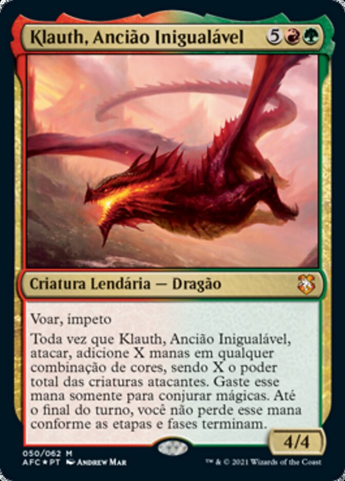 Klauth, Ancião Inigualável / Klauth, Unrivaled Ancient - Magic: The Gathering - MoxLand