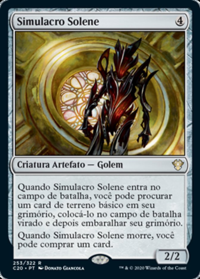 Simulacro Solene / Solemn Simulacrum - Magic: The Gathering - MoxLand