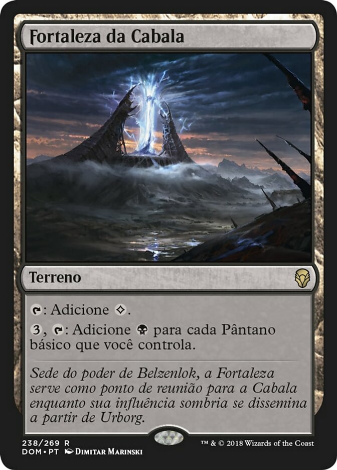 Fortaleza da Cabala / Cabal Stronghold - Magic: The Gathering - MoxLand