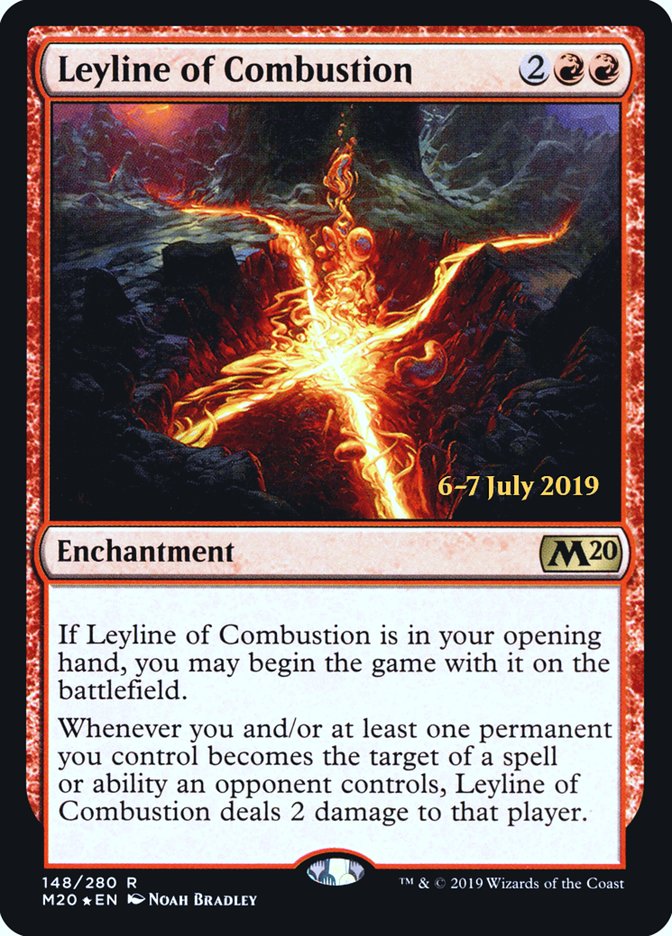 Linha de Força da Combustão / Leyline of Combustion - Magic: The Gathering - MoxLand