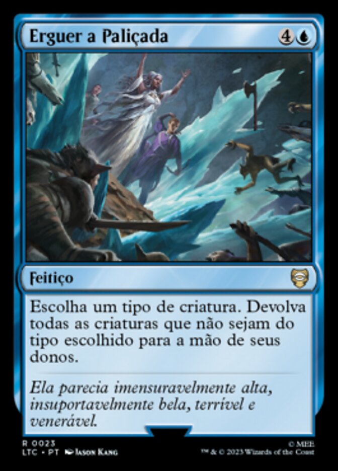 Erguer a Paliçada / Raise the Palisade - Magic: The Gathering - MoxLand