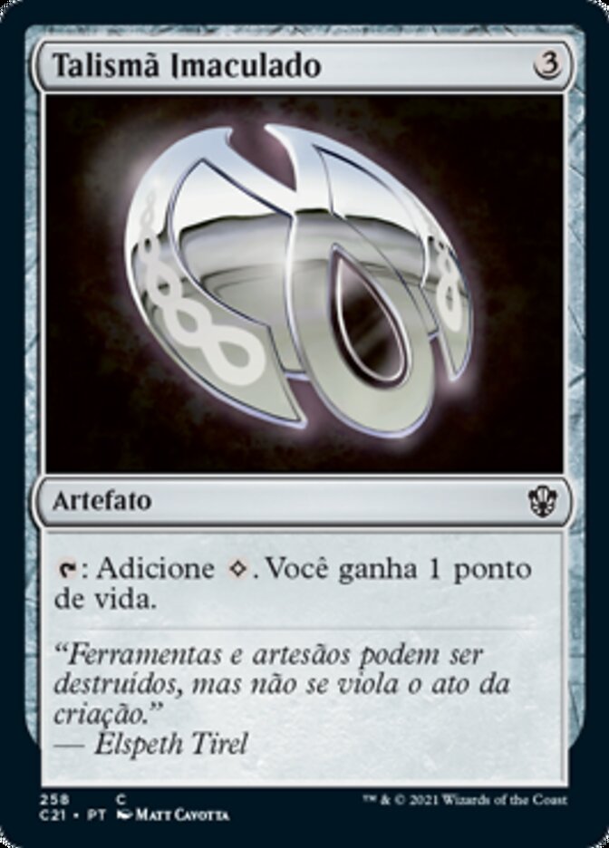 Talismã Imaculado / Pristine Talisman - Magic: The Gathering - MoxLand