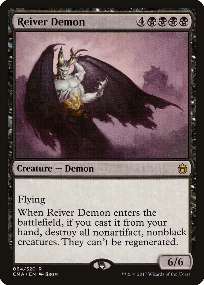 Demônio Saqueador / Reiver Demon - Magic: The Gathering - MoxLand