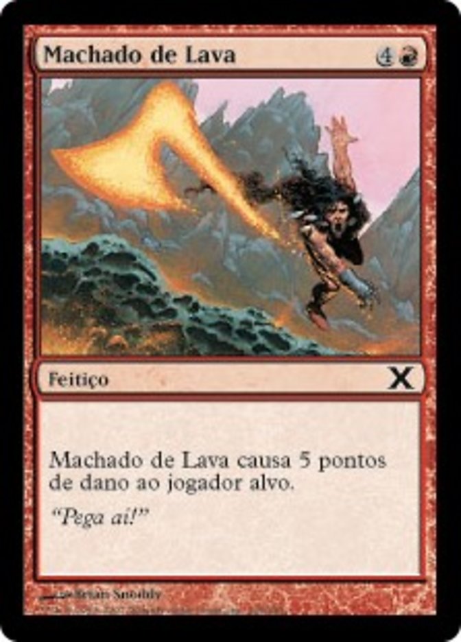 Machado de Lava / Lava Axe - Magic: The Gathering - MoxLand