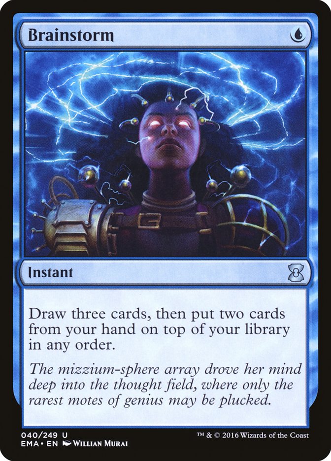 Tempestade Cerebral / Brainstorm - Magic: The Gathering - MoxLand