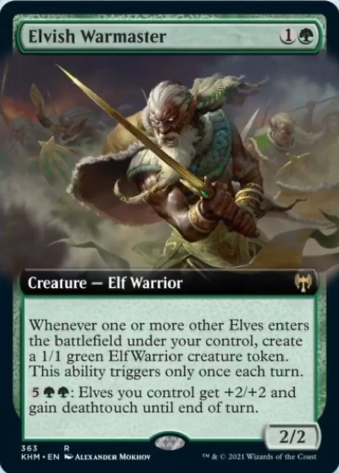 Mestre de Guerra Elfo / Elvish Warmaster - Magic: The Gathering - MoxLand