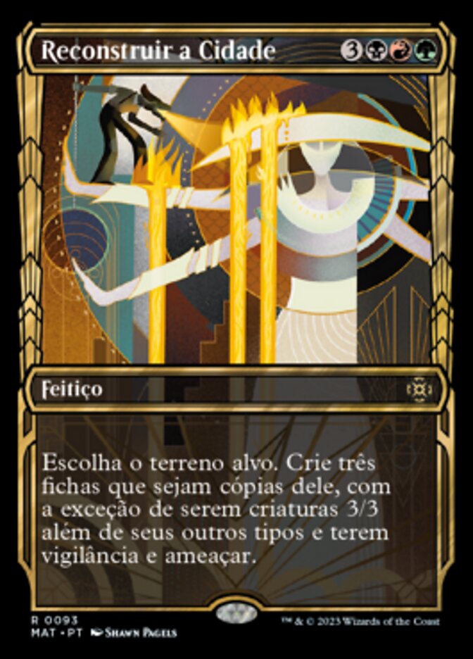 Reconstruir a Cidade / Rebuild the City - Magic: The Gathering - MoxLand