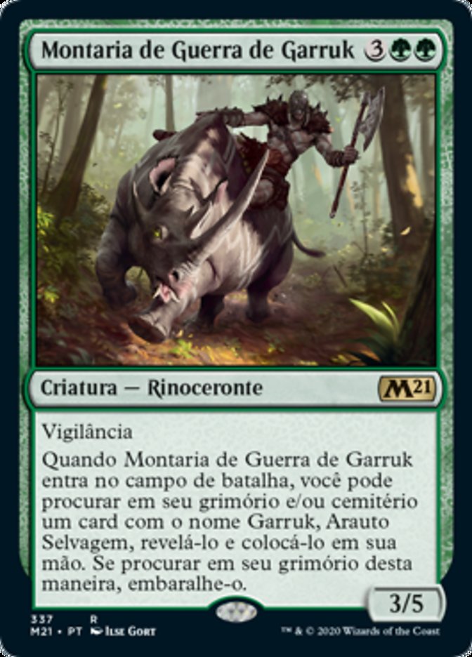 Montaria de Guerra de Garruk / Garruk's Warsteed - Magic: The Gathering - MoxLand