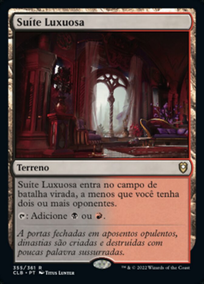 Suíte Luxuosa / Luxury Suite - Magic: The Gathering - MoxLand