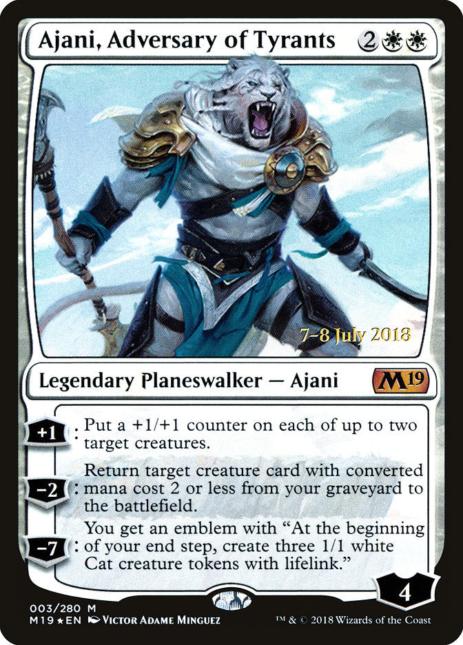 Ajani, Adversário dos Tiranos / Ajani, Adversary of Tyrants - Magic: The Gathering - MoxLand