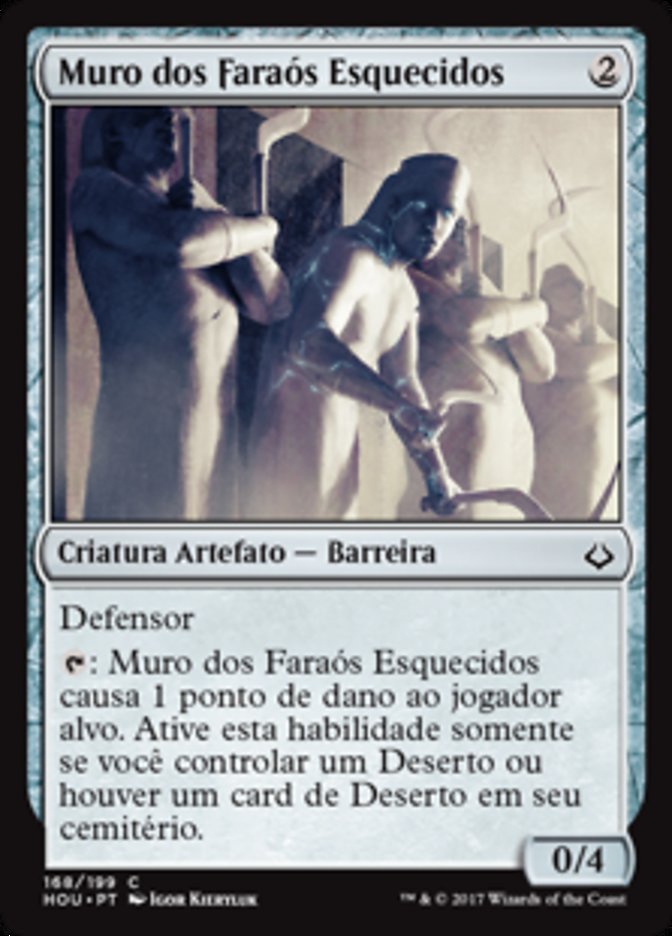 Muro dos Faraós Esquecidos / Wall of Forgotten Pharaohs - Magic: The Gathering - MoxLand