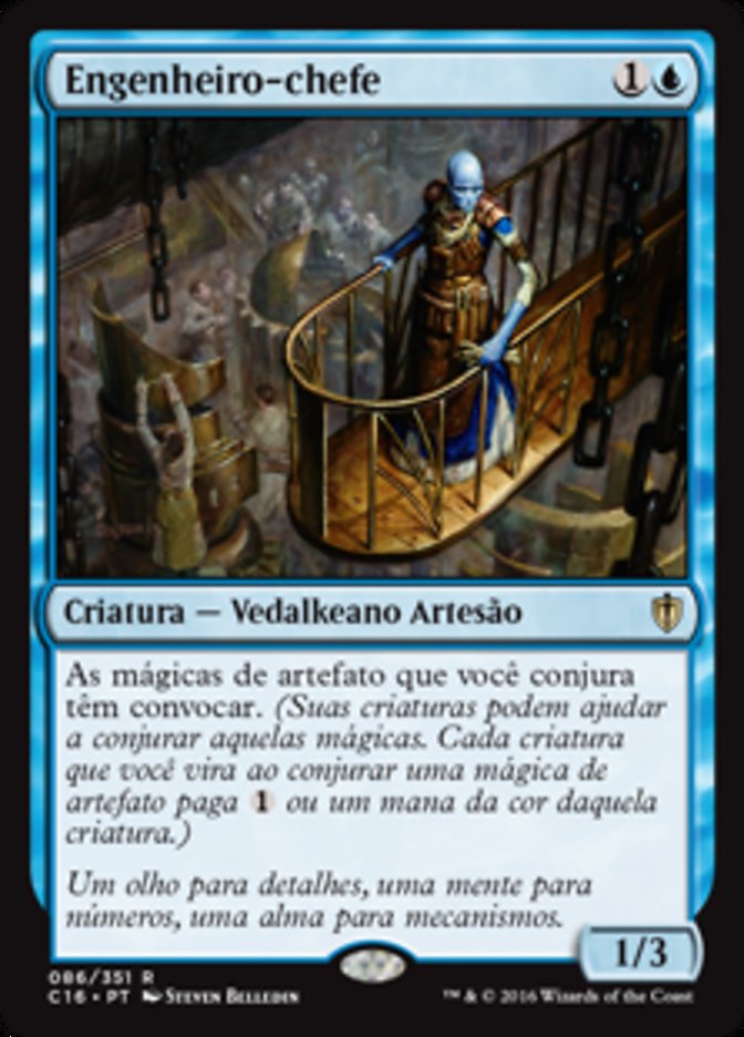 Engenheiro-chefe / Chief Engineer - Magic: The Gathering - MoxLand