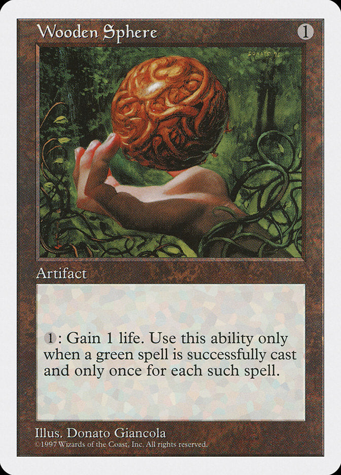 Esfera de Madeira / Wooden Sphere - Magic: The Gathering - MoxLand