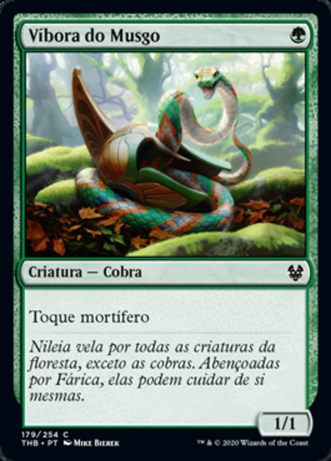 Víbora do Musgo / Moss Viper - Magic: The Gathering - MoxLand