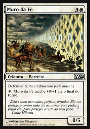 Muro da Fé / Wall of Faith - Magic: The Gathering - MoxLand