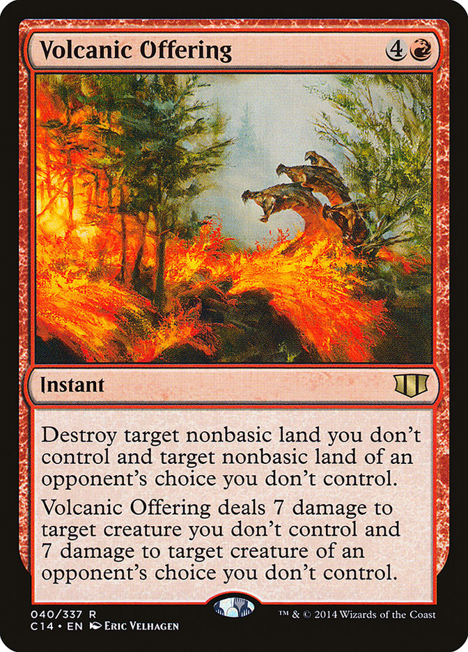 Volcanic Offering / Volcanic Offering - Magic: The Gathering - MoxLand