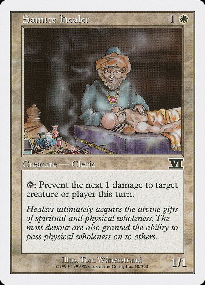 Curandeiro Samita / Samite Healer - Magic: The Gathering - MoxLand