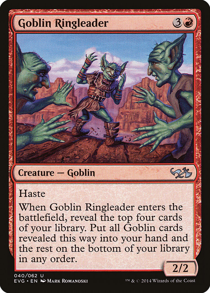 Líder Revolucionário Goblin / Goblin Ringleader - Magic: The Gathering - MoxLand