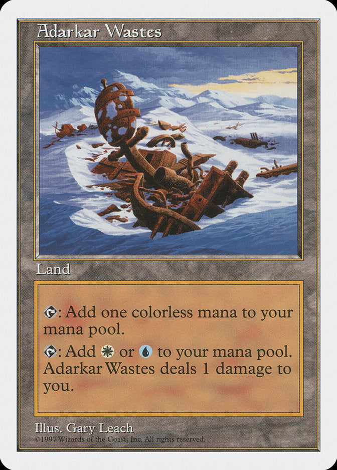 Regiões Agrestes de Adarkar / Adarkar Wastes - Magic: The Gathering - MoxLand