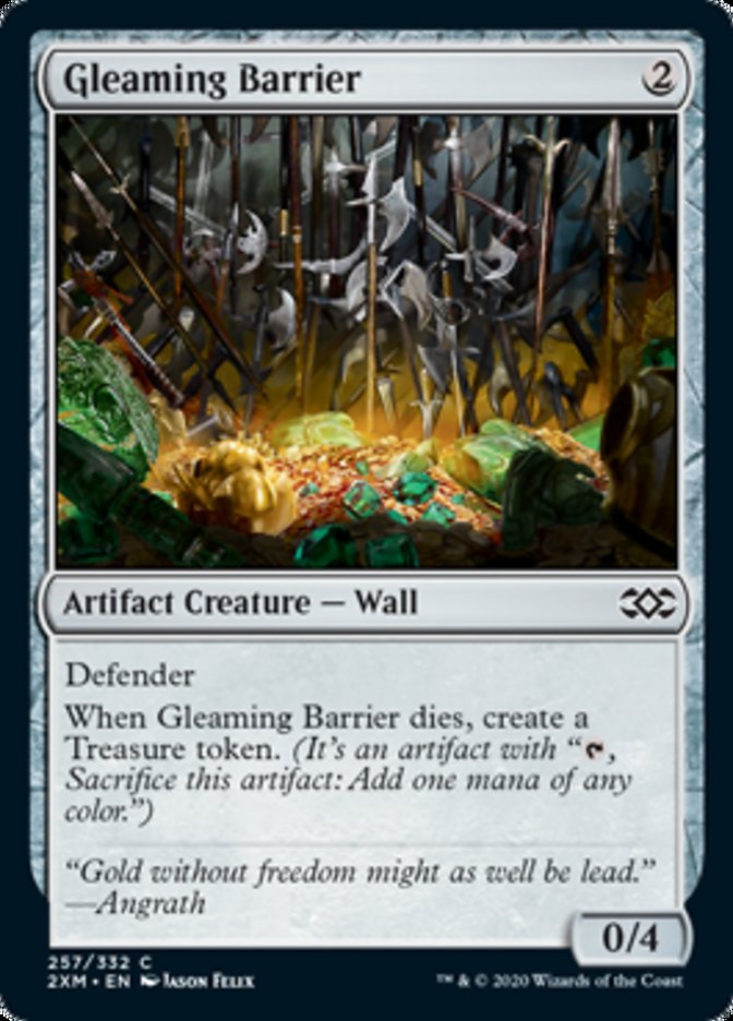 Barreira Reluzente / Gleaming Barrier - Magic: The Gathering - MoxLand