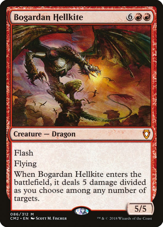 Dragão Avérneo de Bogardan / Bogardan Hellkite - Magic: The Gathering - MoxLand