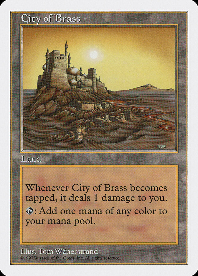 Cidade de Bronze / City of Brass - Magic: The Gathering - MoxLand