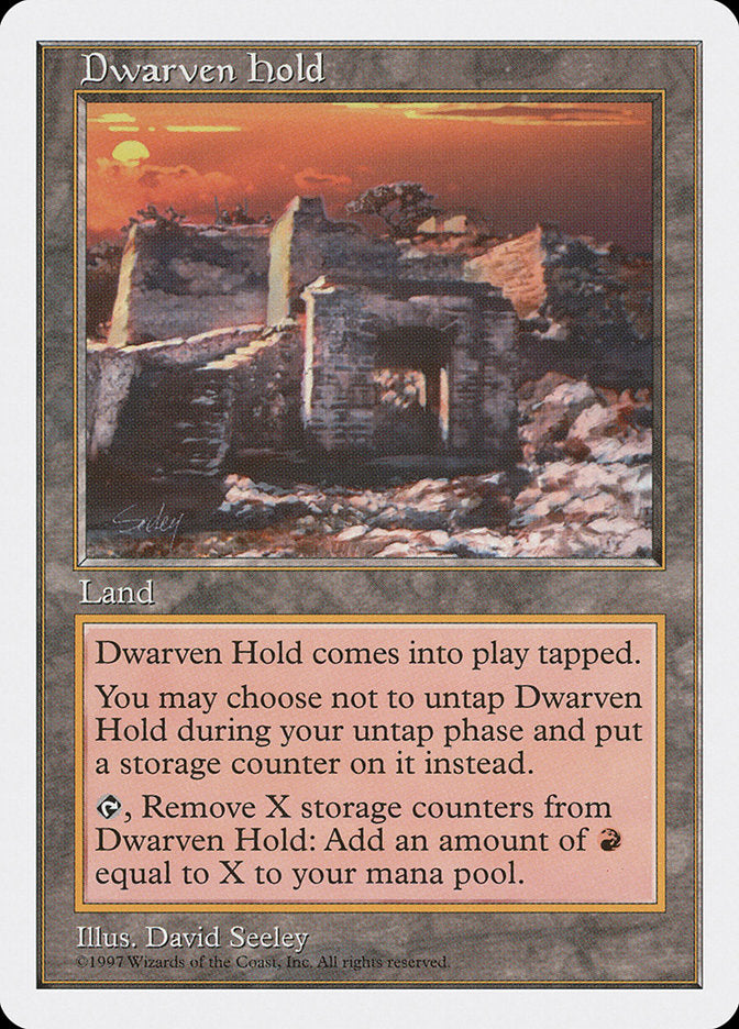 Forte dos Anões / Dwarven Hold - Magic: The Gathering - MoxLand