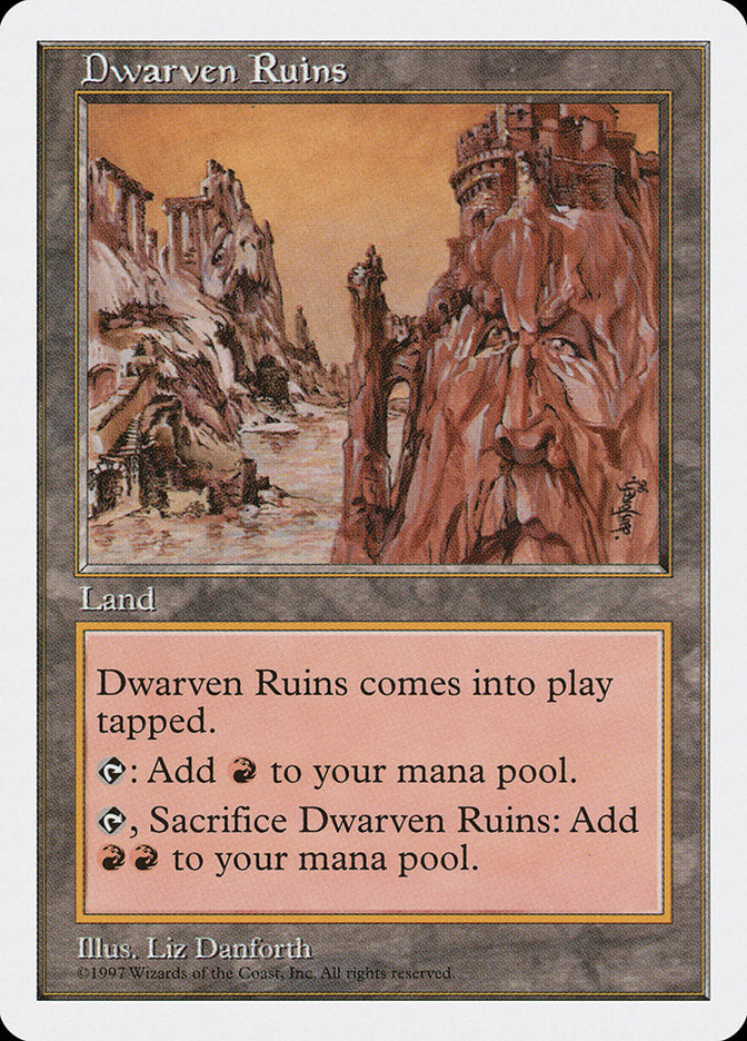 Ruínas dos Anões / Dwarven Ruins - Magic: The Gathering - MoxLand