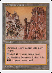 Ruínas dos Anões / Dwarven Ruins - Magic: The Gathering - MoxLand